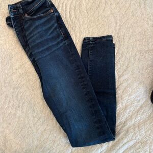 LOF Women's Deep Indigo Skinny Jeans